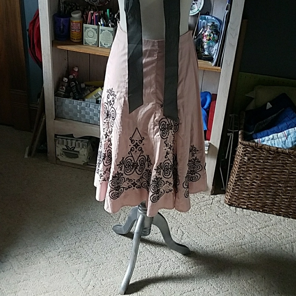 Soft pink skirt